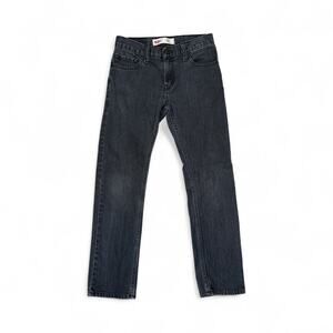 Levi’s Boys 14 Reg 511 Slim Straight Leg Jeans Black Wash